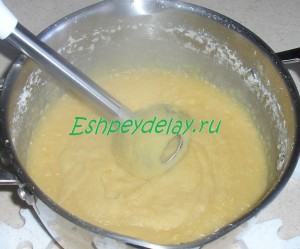 Goroshnitsa, hogyan kell főzni, forraljuk egy serpenyőben, lépésről lépésre - a recept egy fotó