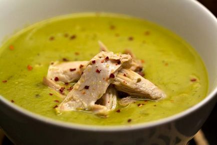 Borsó csirke leves recept (főzés) Borsó leves csirke recept