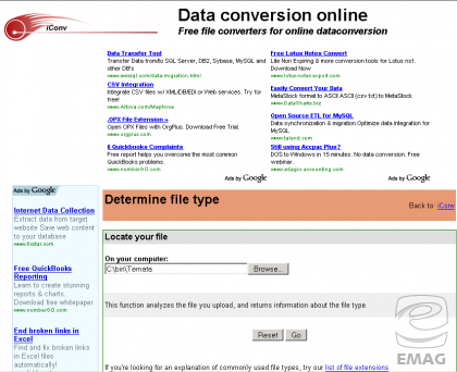 Ідентифікація файлів - комп'ютерна документація по windows