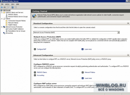 Cum se configurează protecția pentru accesul la rețea pentru serverul Windows 2008