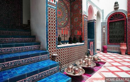 Интериорът в марокански стил (19 снимки), как да се украсяват апартамент в марокански стил