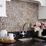 Utilizarea pietrei decorative pentru decorarea bucătăriei (fotografie)
