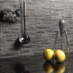 Utilizarea pietrei decorative pentru decorarea bucătăriei (fotografie)