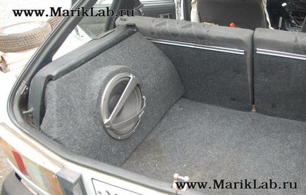 Efectuarea unui subwoofer auto - elementele de bază ale acusticei