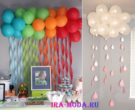 Як красиво прикрасити дитячу кімнату до дня народження фото