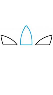 Як намалювати знак адідас олівцем поетапно