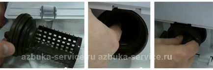 Hogyan tisztítsa meg a szivattyú szűrő LG mosógép