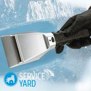 Cum să cureți parbrizul de pe gheață, service-yard-confortul casei tale în mâinile tale