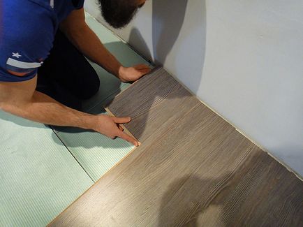 Hogyan tegye laminált padló tegye a befejezés