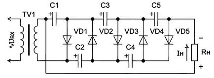 Cum face multiplicatorul de tensiune - meander - electronice de divertisment