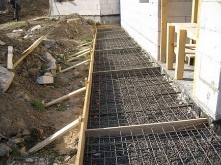 Hogyan vak terület betonalap (akárcsak vak terület alapzat talapzat szükséges) Hogyan vak terület betonalap
