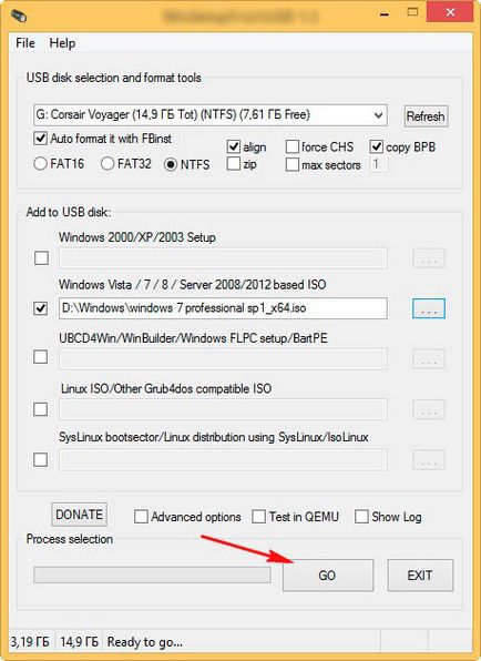 Cum se face ferestrele cu drivere USB flash bootabile 7 (metoda 1) - ajutor calculator