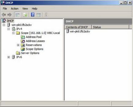 Cum se instalează și se configurează serverul dhcp în serverul Windows 2008