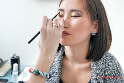Карандашная техніка для макіяжу азіатських очей, блог про моду і красу зі сходу