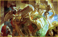 Kép Bryullov utolsó napjai Pompeii (Briullov) Briullov képe utolsó napjai Pompeii