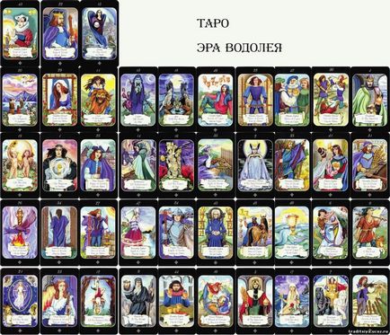 Cartele de tarot ale Varsatorului (era Varsatorului) - intelesuri si interpretari