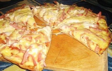 Pizza cu cartofi fără aluat