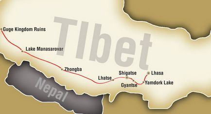 Kailash kéreg és a királyságot Guge - a túra Tibet Kailash!