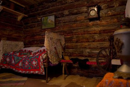 Chirilă, cabană rusă interior și design