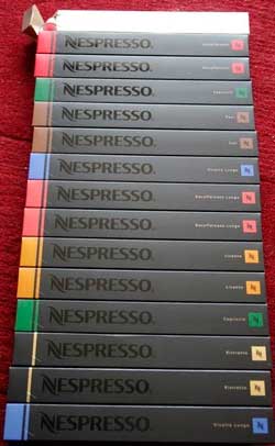 Nespresso kávé kapszula vásárolni kávét a Nespresso kapszula érdekében