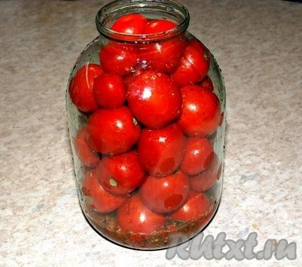 Conservarea tomatelor într-un mod rece - pregătim pas cu pas din fotografie