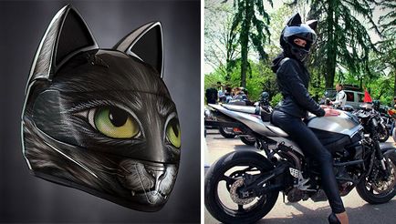 Cat pentru motocicliști pentru fete