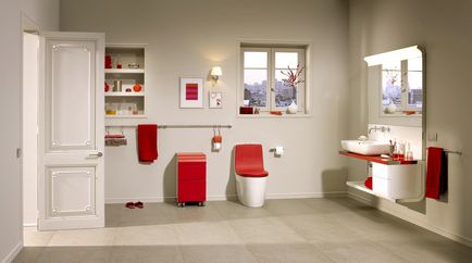 Червоний колір в інтер'єрі кімнат, красиві відтінки і стильні поєднання з іншими кольорами, меблі,