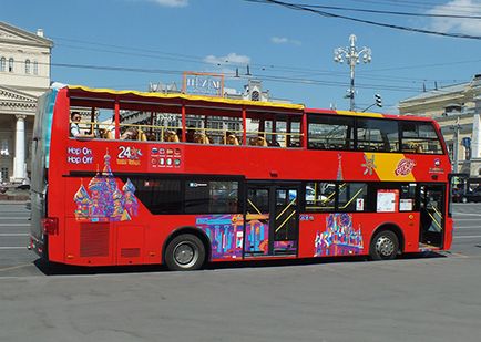 Red autobuz dublu autobuz non-standard de abordare a excursii