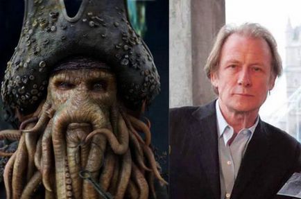 Cine este Davy Jones un personaj fictiv în filmul Piratii din Marea Caraibelor