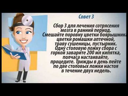 Лікування струсу мозку в домашніх умовах - що робити