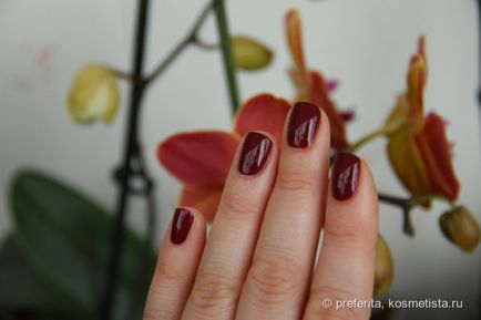 Л'Етуаль лак для нігтів gel effet 607 gel rouge brique відгуки