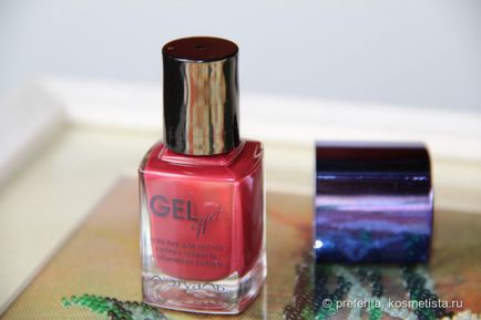 Л'Етуаль лак для нігтів gel effet 607 gel rouge brique відгуки