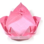 Lotus schema de origami pas cu pas de instruire