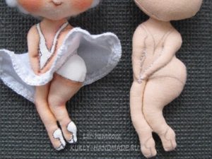 Майстер-клас і форма брошки-лялечки монро з ілюстрацій Євгенії Гапчинської