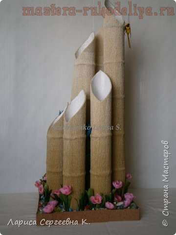 Майстер-клас з декорування підлоговий вазон - бамбук