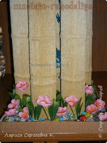 Master-class pe decorarea oală în aer liber - bambus