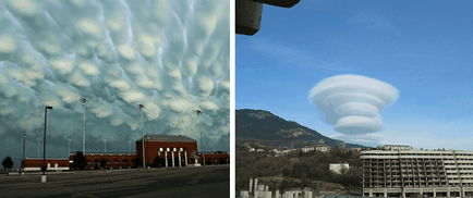 Fenomene neobișnuite de nori biconcave de natură, lumi de fapte