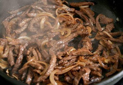 Castraveți cu carne în rețete coreene - simple