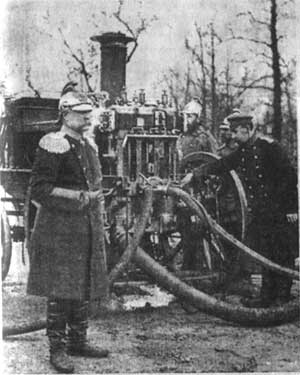 Основи пожежної науки в середині xix - початку xx століття - пожежні машини обладнання, поставки,