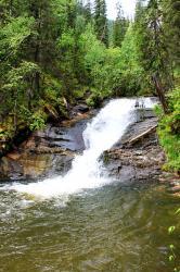 Raport privind călătoria spre cascade Shinok districtul Soloneshensky
