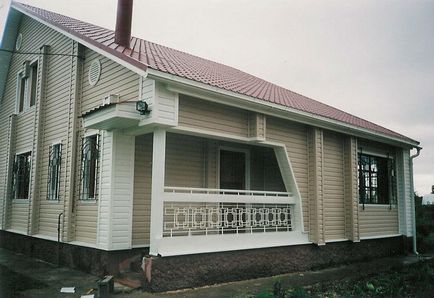 Finalizarea frontului casei cu siding