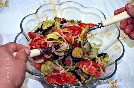 Овочевий салат з баклажанами