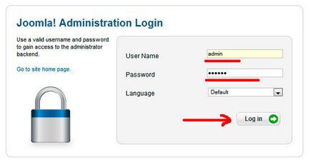 Panoul de control Joomla 2