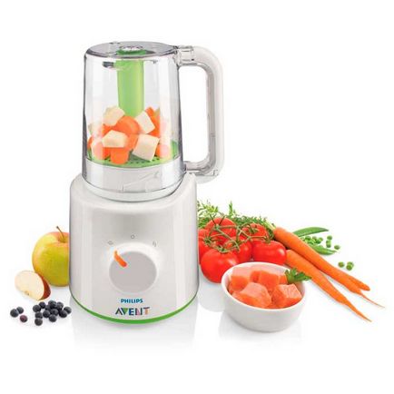 Alimentare cu vapori-blender avent 4 in 1 comentarii, caracteristici (recenzie)