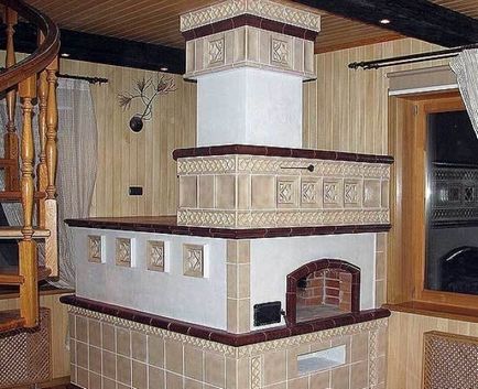 Cuptoare pentru bucătărie din cărămidă (36 fotografii), lemne rusă din lemn într-un interior de bucătărie premisa, design