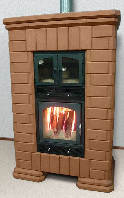 Фурна за кухнята на тухлата (36 снимки) руски печката на дърва в интериора на съоръженията за кухня, дизайн