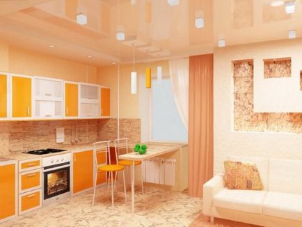 Remodelarea unui apartament, care combină bucătăria și camerele - avantajele și dezavantajele