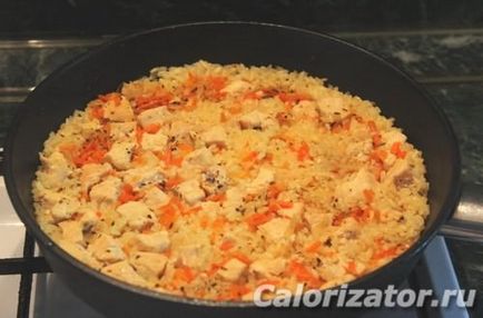 Csirke pilaf kalória 100 gramm ( „csirke pilaf» g) Pilaf csirkével kalóriatartalmú 100 g