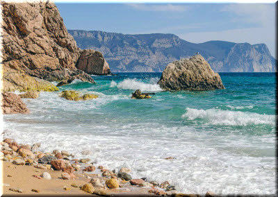 Vaszilij strand Balaklava (Krím) fotók, irányok, leírás