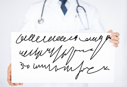Чому у лікарів поганий почерк
